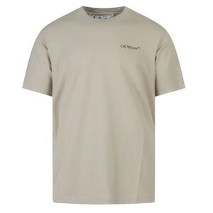 Men’s Off-White Logo Printed Crewneck T-Shirt (Size S)